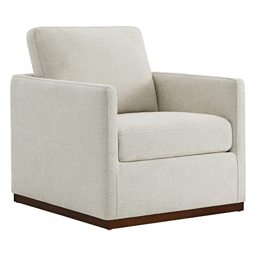CHITA Swivel Accent Chair, FSC Certified Mid Century Modern Arm Chair for Living Room and Bedroom, Fully Assembled, Linen | Amazon (US)