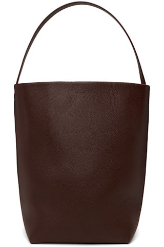 Burgundy Large N/S Park Tote | SSENSE