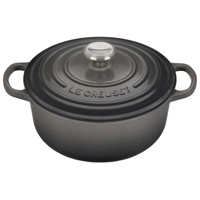 Le Creuset Cast Iron Round Dutch Oven Le Creuset Color: Provence/Silver, Capacity (Quarts): 2 qt. | Wayfair North America