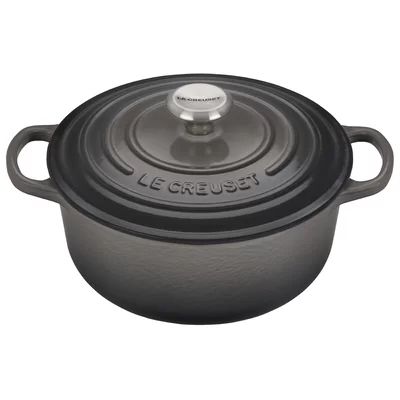 Le Creuset Cast Iron Round Dutch Oven Le Creuset Color: Provence/Silver, Capacity (Quarts): 2 qt. | Wayfair North America