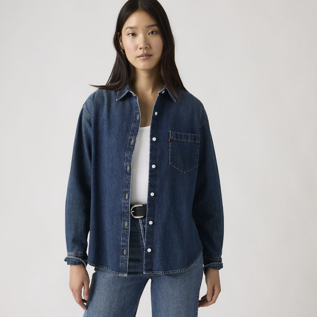 Levi's Harlie Boyfriend Shirt - Women's M | Levi's US