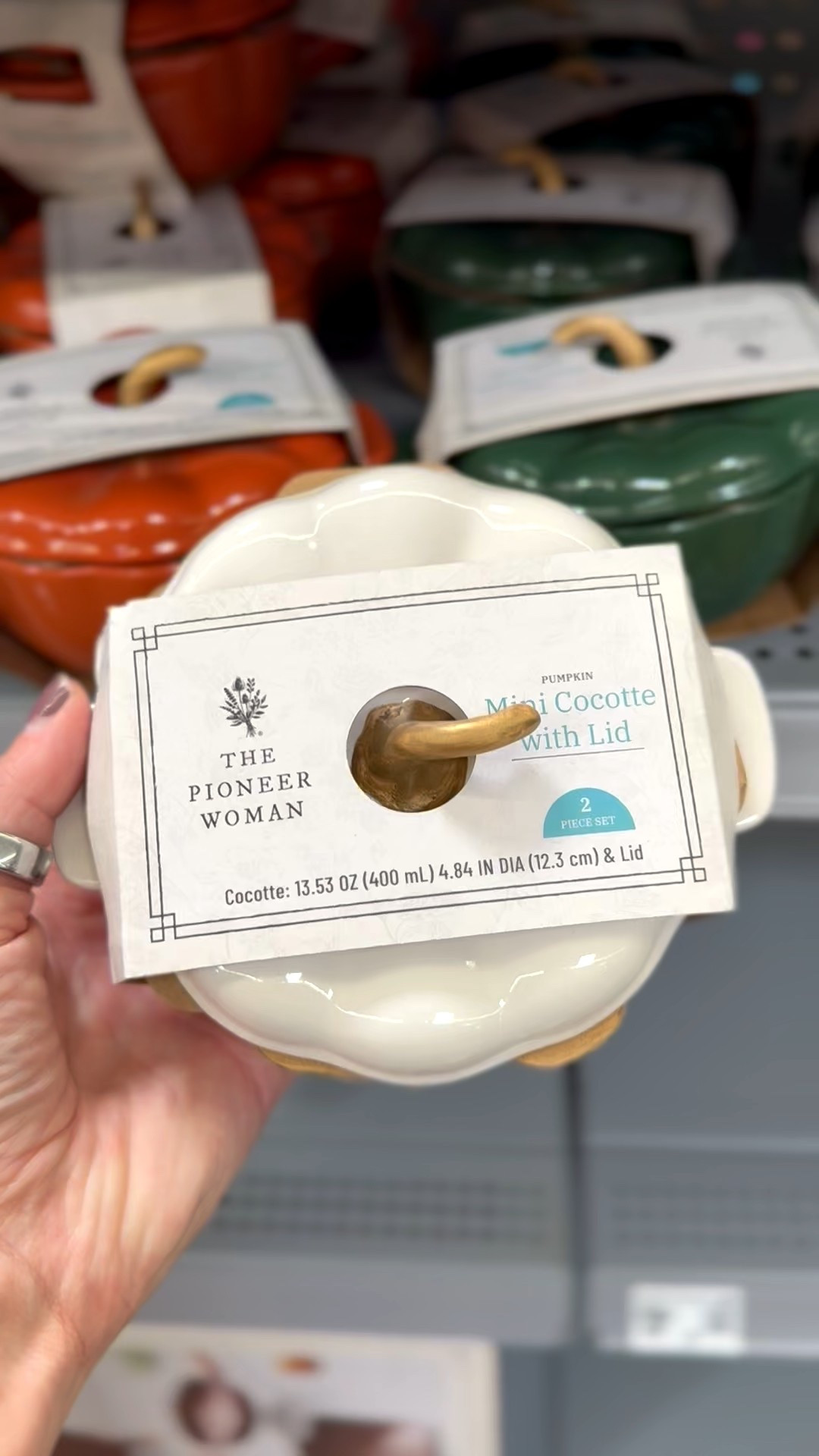 These mini pumpkin cocottes are ADORABLE! Perfect for soup, chili, salad, etc. come in white orange and green! Perfect for any fall table setting or at Thanksgiving! Great price point too from Walmart!

#LTKSeasonal #LTKHome #LTKFindsUnder50