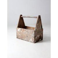 Vintage Wooden Trug Toolbox | Etsy (US)