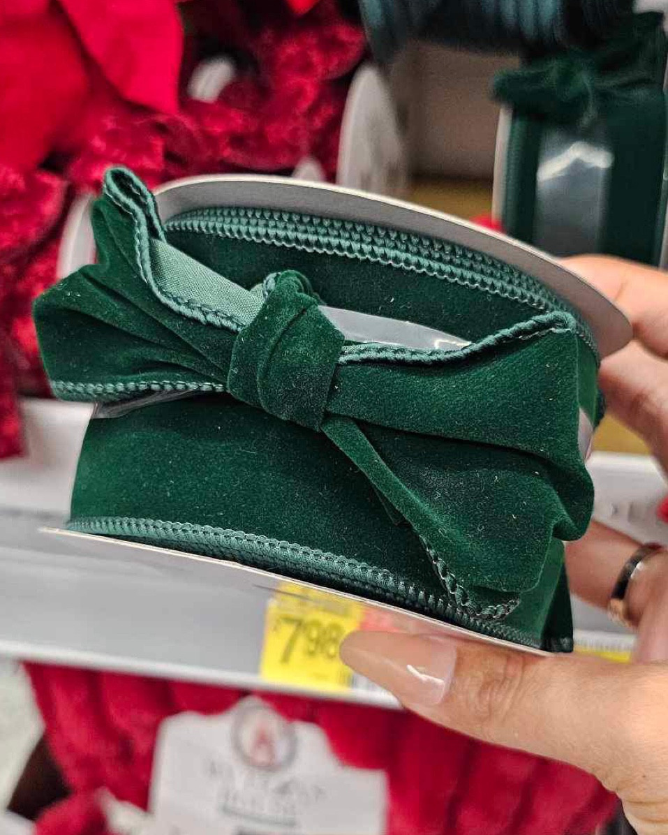 My Texas House Reversible Green Velvet Ribbon | Christmas Decor 

#LTKSeasonal #LTKhome #LTKHoliday