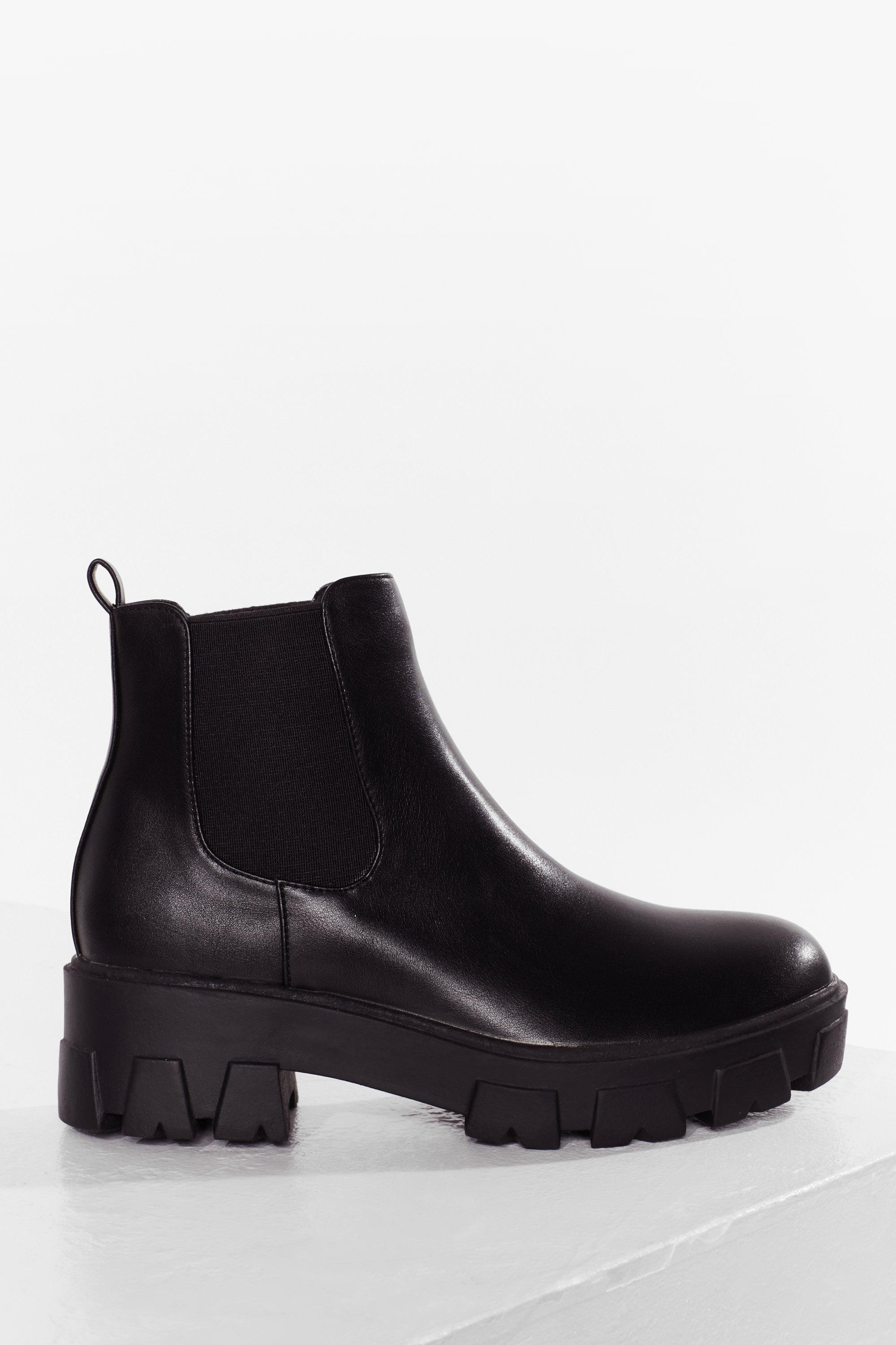 Step Up Your Game Cleated Chelsea Boots | NastyGal (US & CA)