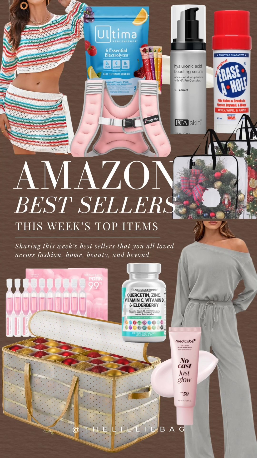 This week’s Amazon best sellers!🤍

Storage. Organization. Health. Wellness. Fitness. 

#LTKFindsUnder50 #LTKFindsUnder100 #LTKSeasonal
