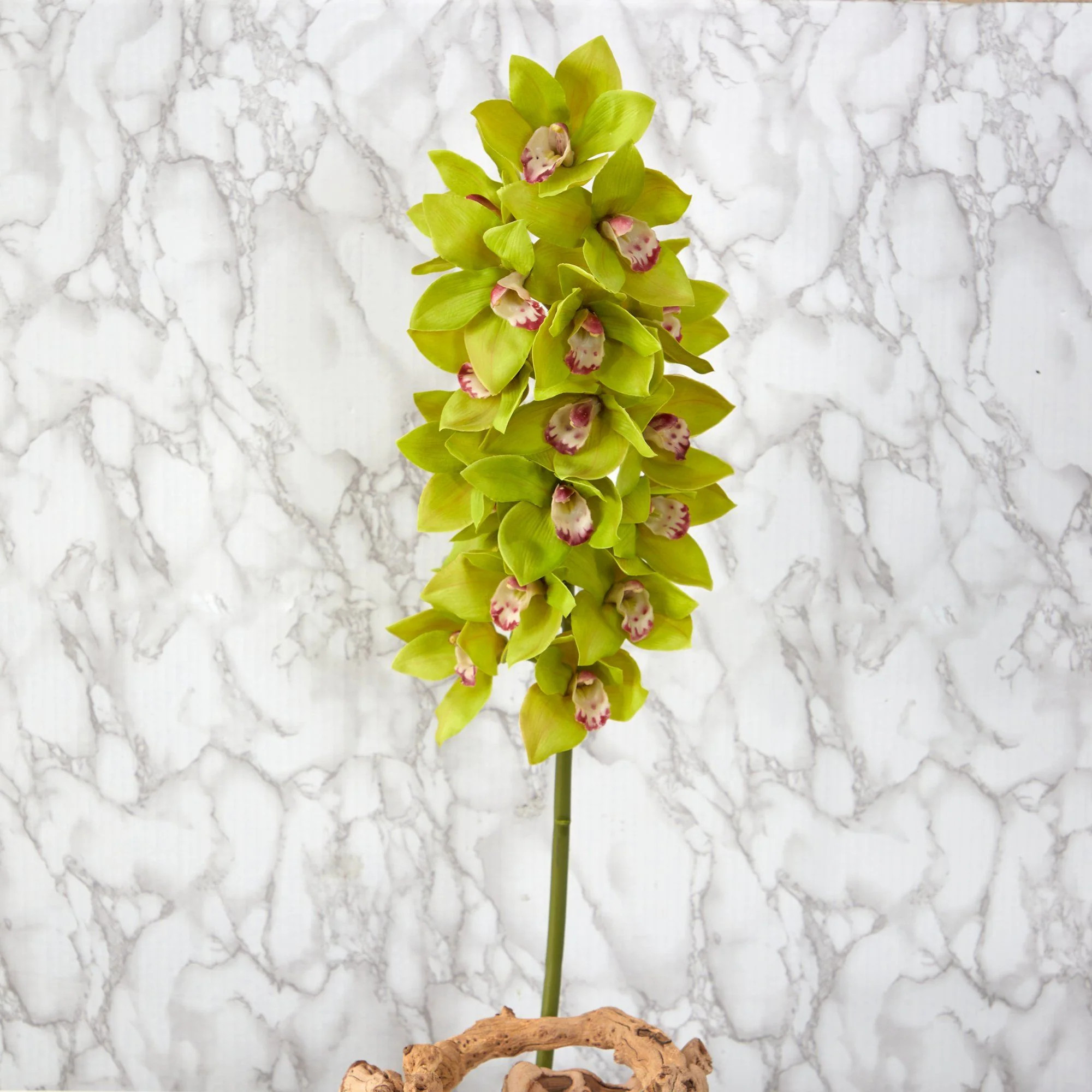 40” Cymbidium Orchid Artificial Flower (Set of 2) | Nearly Natural