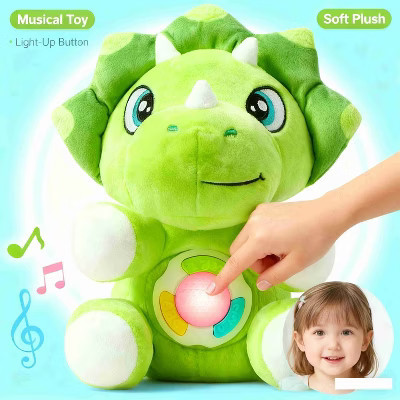 Musical Dinosuar Plush Baby Toy Christmas Birthday Gifts 6+ Months Stuffed Animal with Music & Light, Baby Musical Soft Plush Toys for Infant Babies | Target