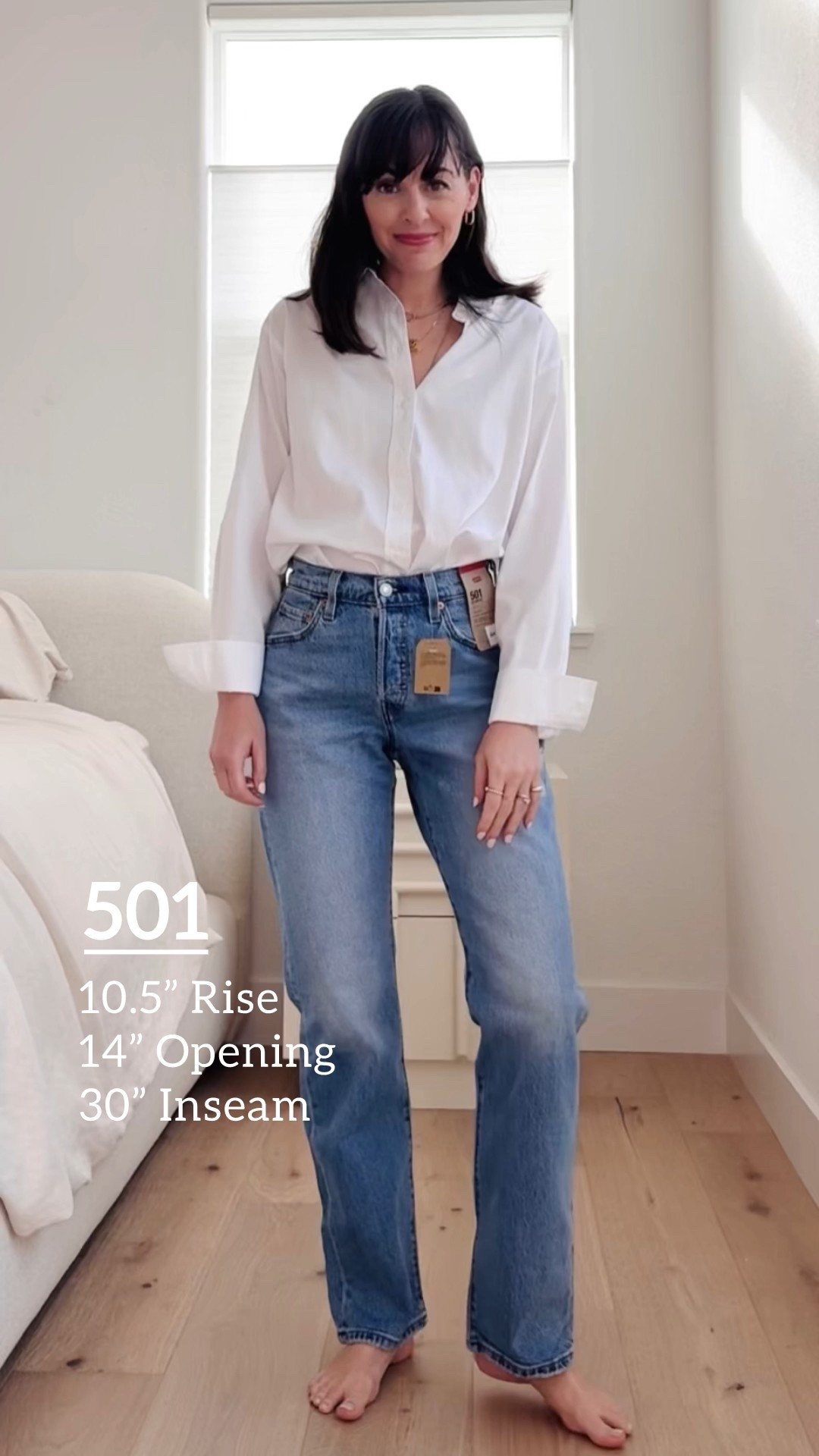 I’m 5’4” and sized up to a 26