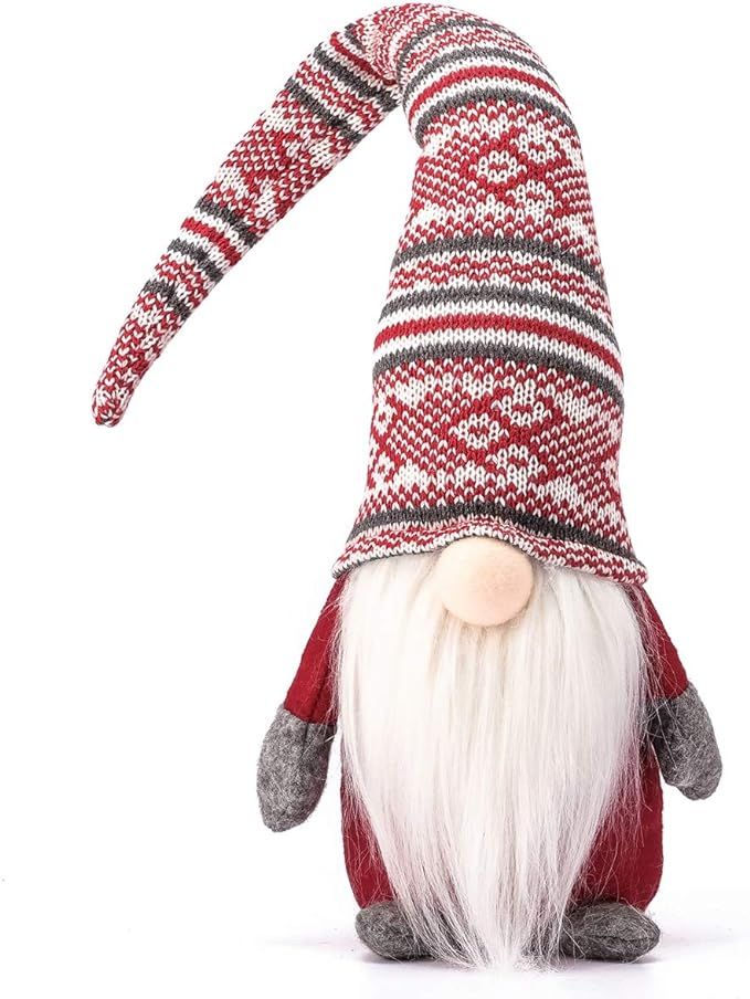 Funoasis Holiday Gnome Handmade Swedish Tomte, Christmas Elf Decoration Ornaments Thanks Giving D... | Amazon (US)