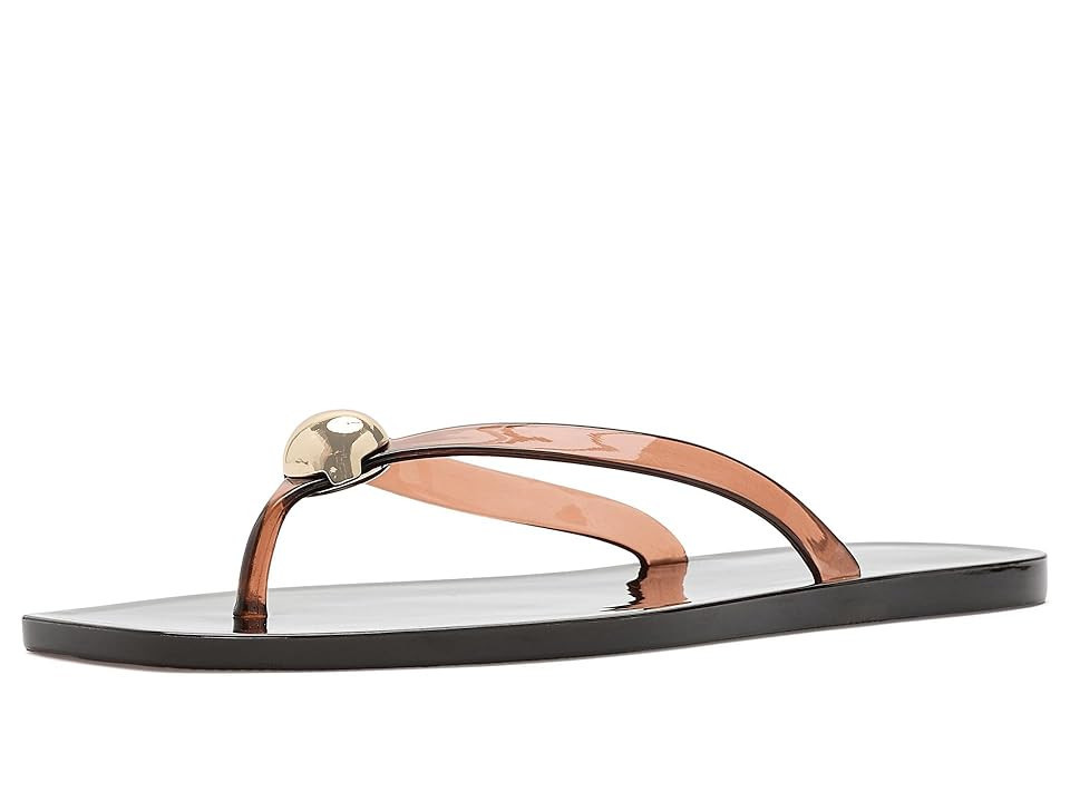 Loeffler Randall Jovie Jelly Flip-Flops Women's Sandals Brown: 9 B - Medium | Zappos.com