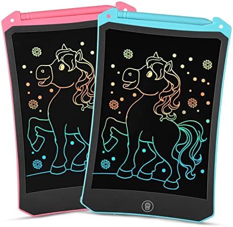 2 Pack LCD Writing Tablet Doodle Board Tablet with Colorful Screen RaceGT 8.5-Inch Magic Board Le... | Amazon (US)