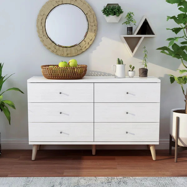 Bowles 6 Drawer Double Dresser | Wayfair North America