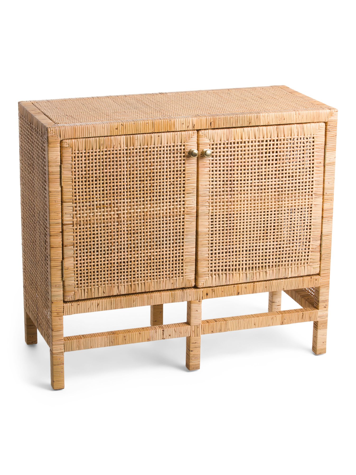 Nabiel Rattan Wrap 2 Door Cabinet | TJ Maxx