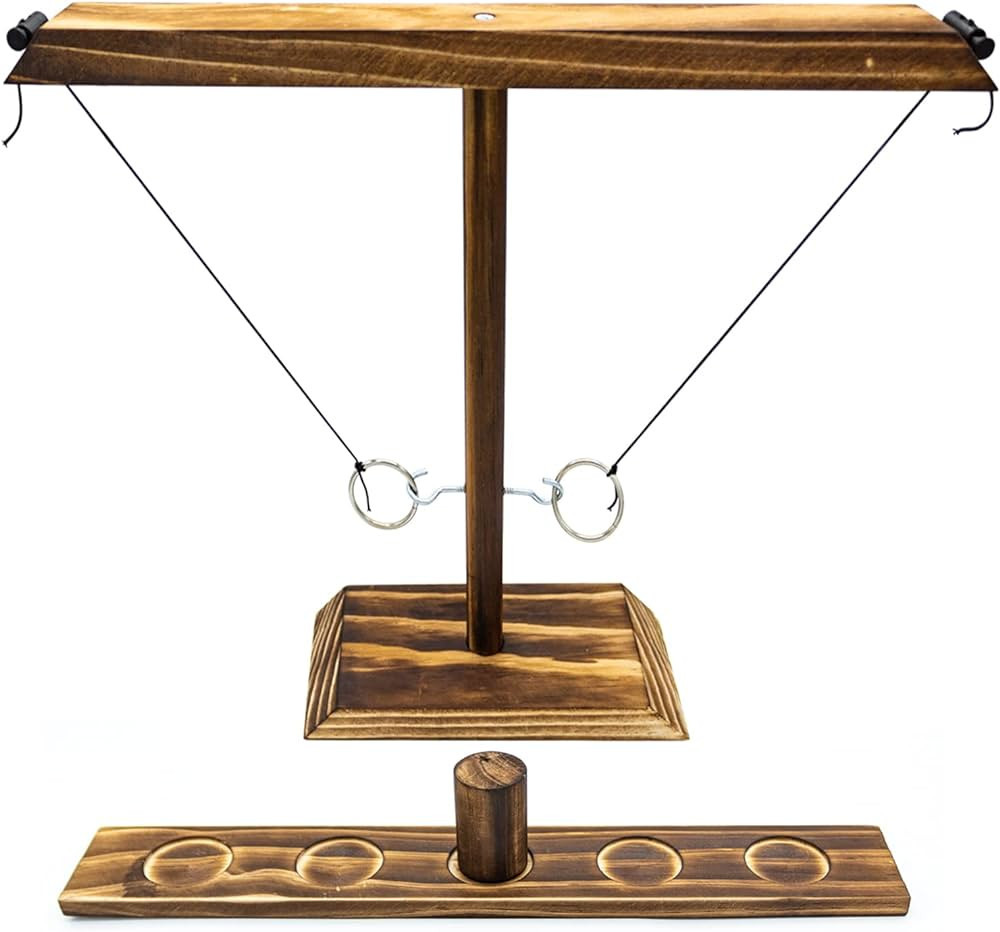 Rantherm Ring Toss Games for Adults, Toss, Hook and Game, Indoor Outdoor Games, Handmade Wooden H... | Amazon (US)