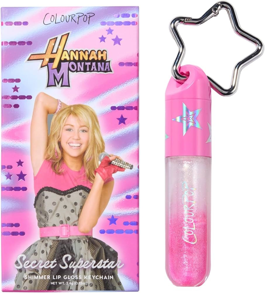 ColourPop and Disney's Hannah Montana Secret Superstar Lip Gloss Keychain | Amazon (US)
