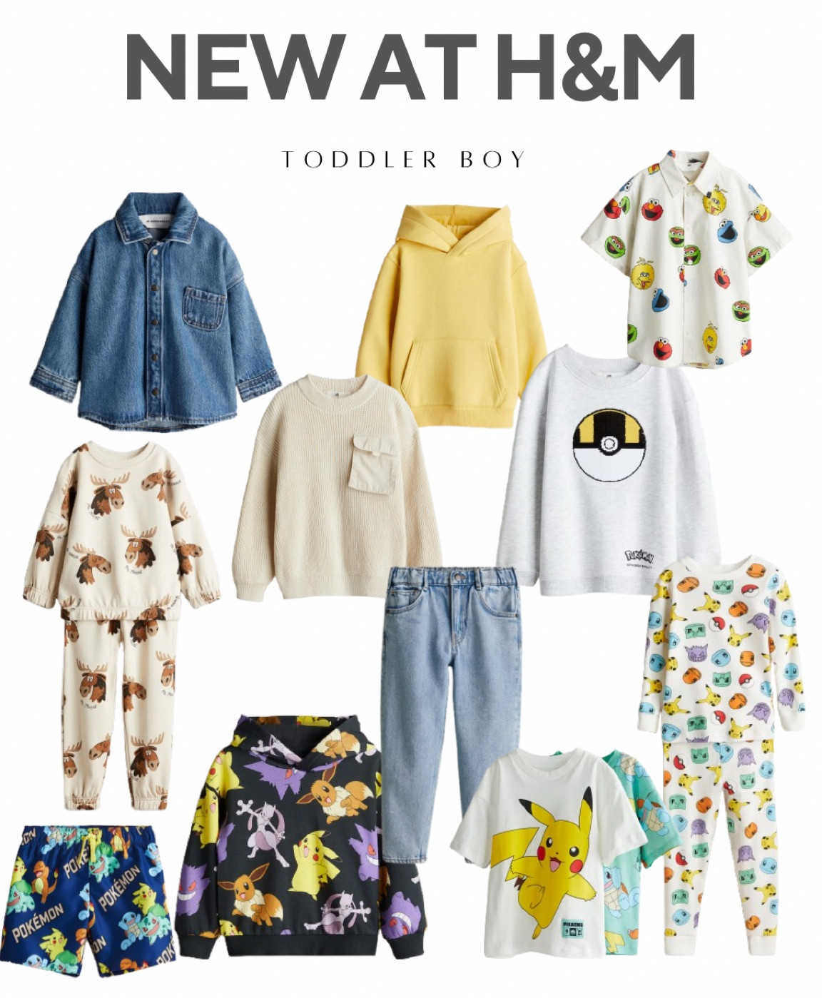 New toddler boy fashion at H&M!

So many cute Pokémon finds! 

#LTKFamily #LTKBaby #LTKSaleAlert