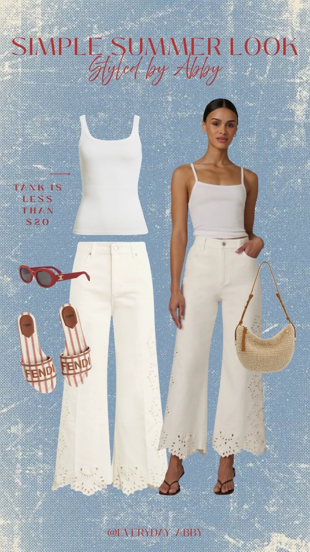 Will be wearing these white jeans on repeat this Summer, the embroidery detail is EVERYTHING! 😍

#LTKgrwm #LTKootd