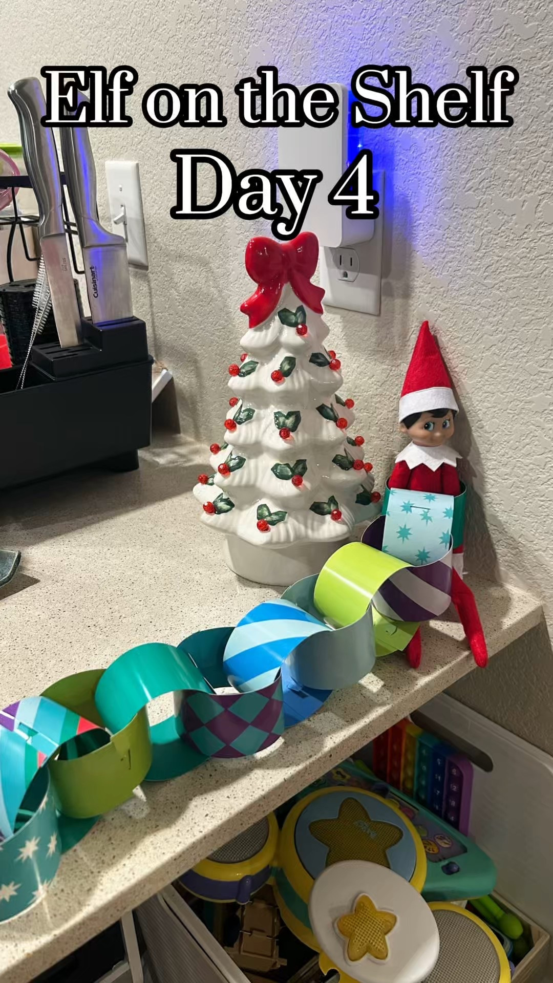 Day 4: Poe is being creative and helping with arts & crafts!

This is the cutest countdown to Christmas craft from Mondo Llama at Target for only $5. #target #amazon #elfontheshelf #christmas #christmascrafts

#LTKKids #LTKHoliday #LTKmomlife