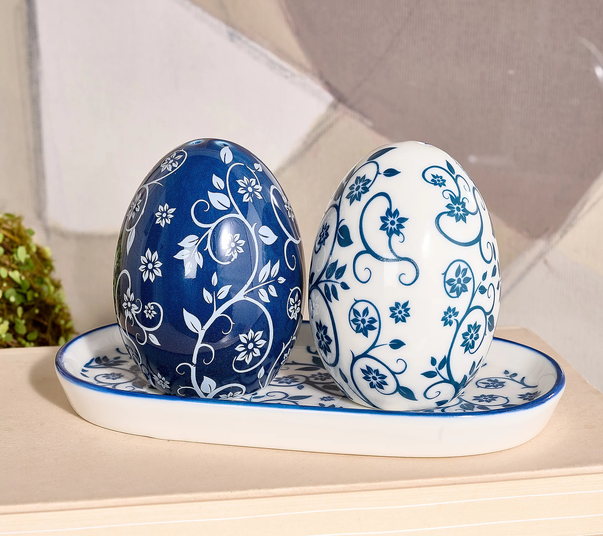 As Is Hotel du Cobb by Dennis Basso Salt & Pepper w/ Dish | QVC