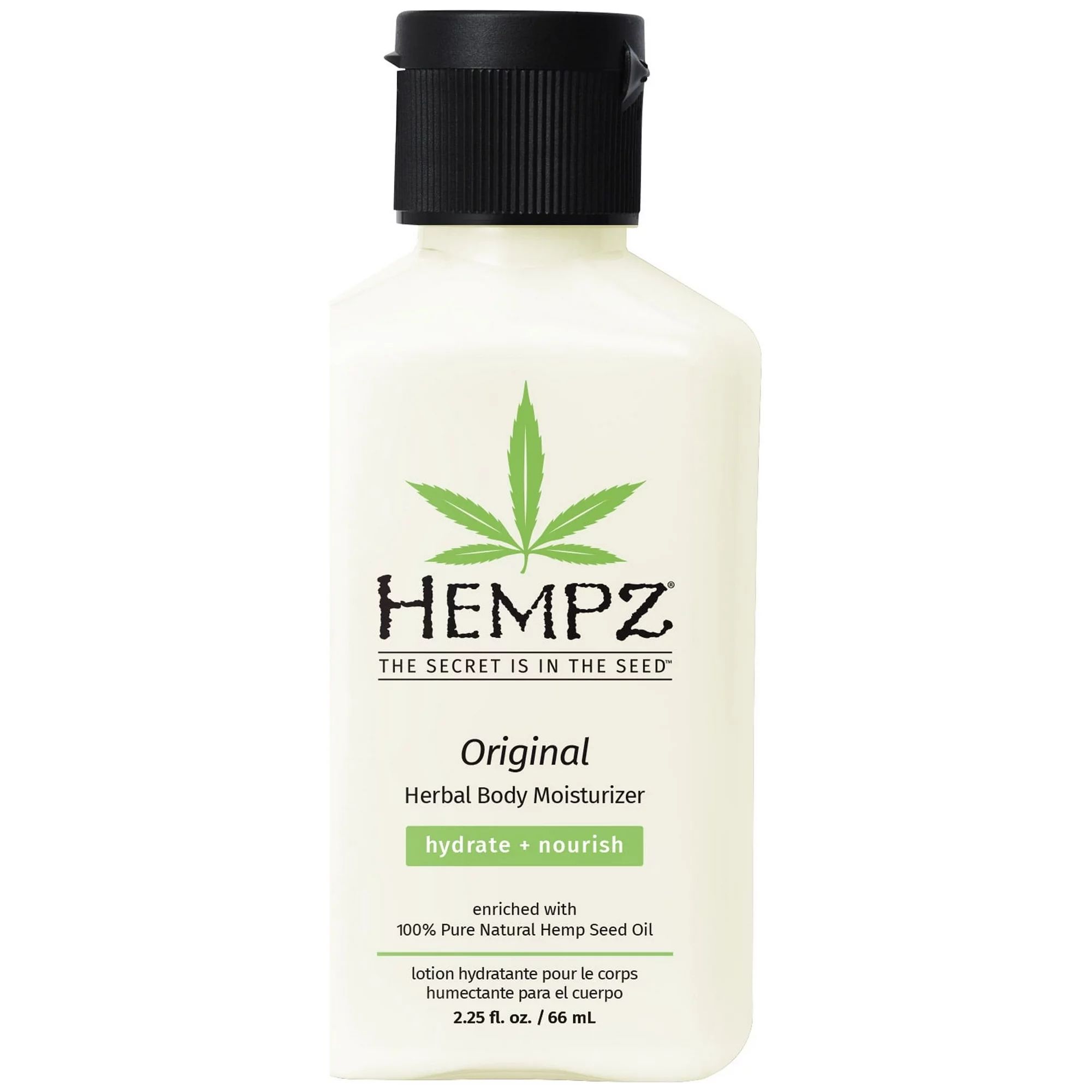 Hempz Original Herbal Body Lotion Moisturizer for Dry Skin, 2.25 fl oz | Walmart (US)