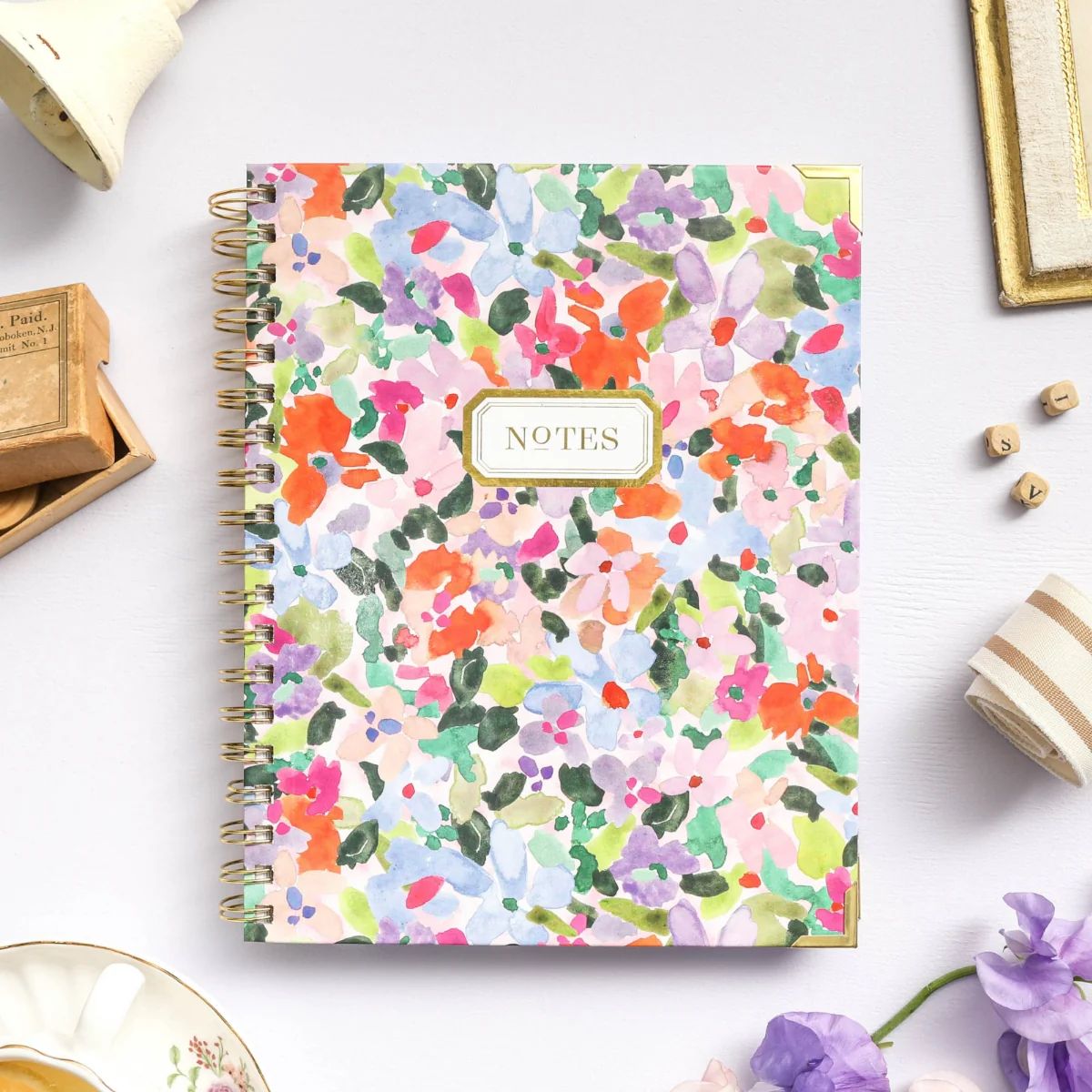 Lined Notebook: Blurred Spring | Day Designer