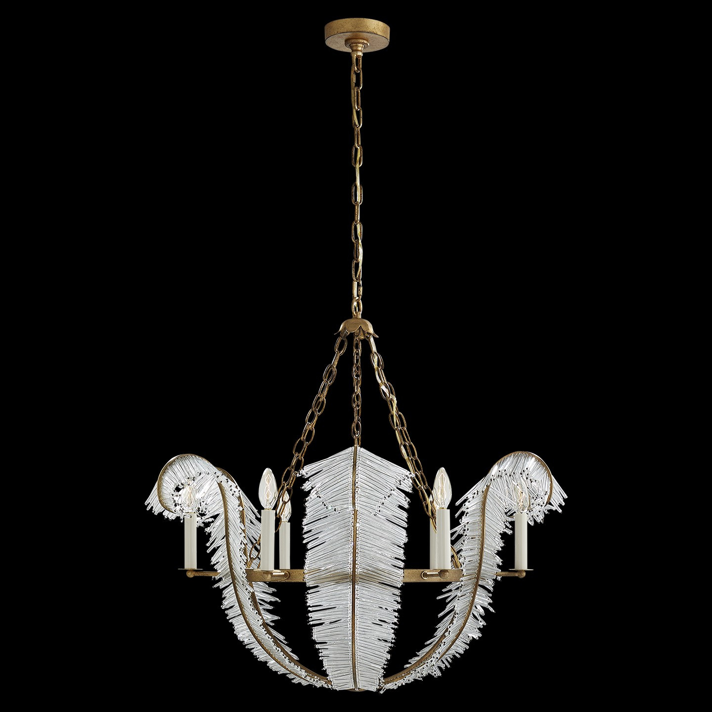 Calais 34" Chandelier in Various Colors – BURKE DECOR | Burke Decor