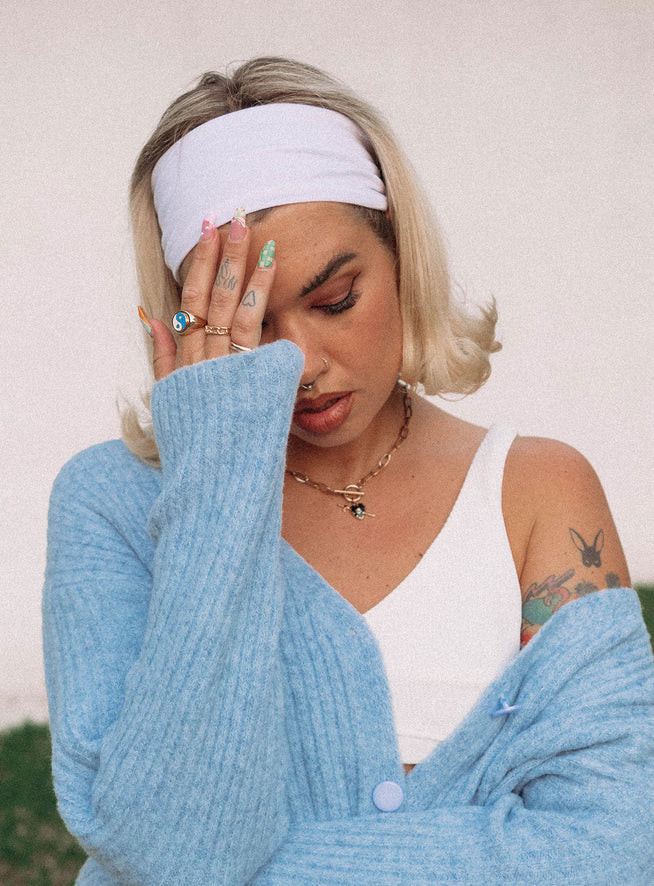 The Juney Headband White | Princess Polly US