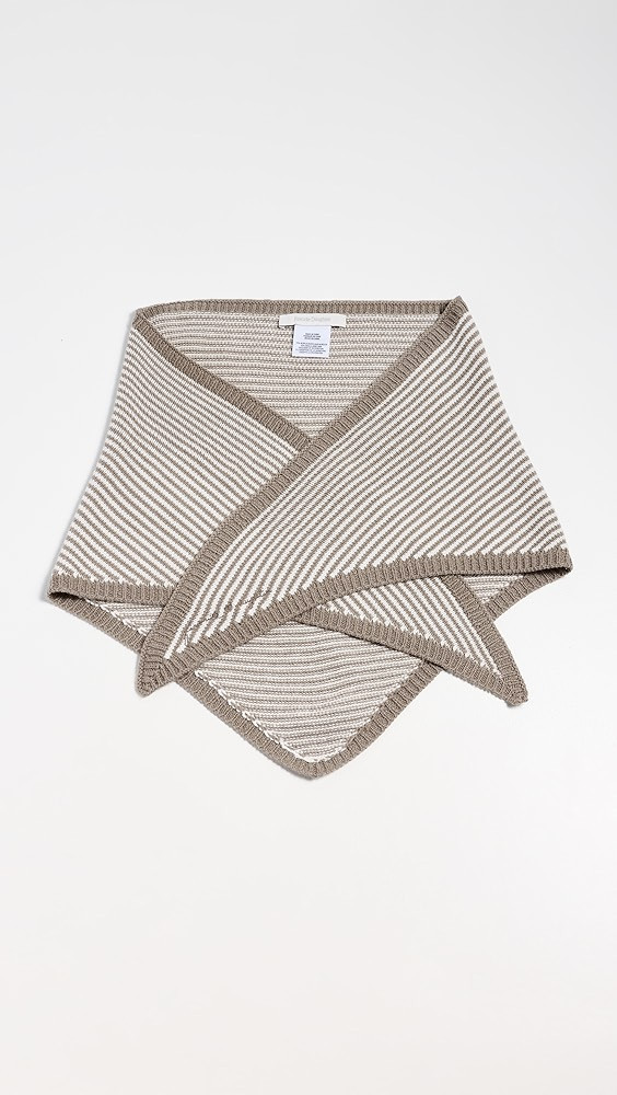 The Stripe Knitted Triangle Scarf | Shopbop