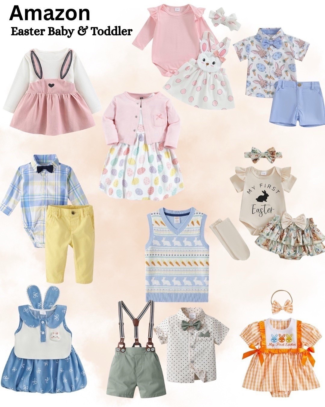 Easter baby outfits. Easter toddler outfits. Easter baby boy. Easter baby girl. Amazon Easter 

#LTKSaleAlert #LTKBaby #LTKKids