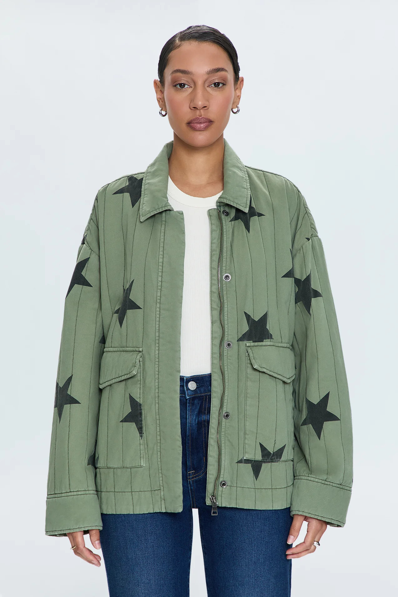 Cecile Quilted Jacket - Royal Honor | Pistola Denim