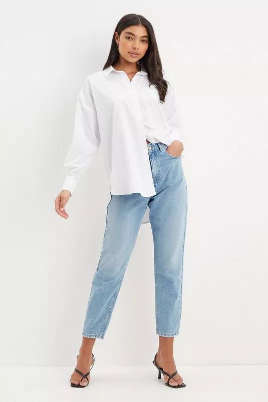 Buy Poplin Shirt for GBP 30.00 | Dorothy Perkins UK | Dorothy Perkins (UK)