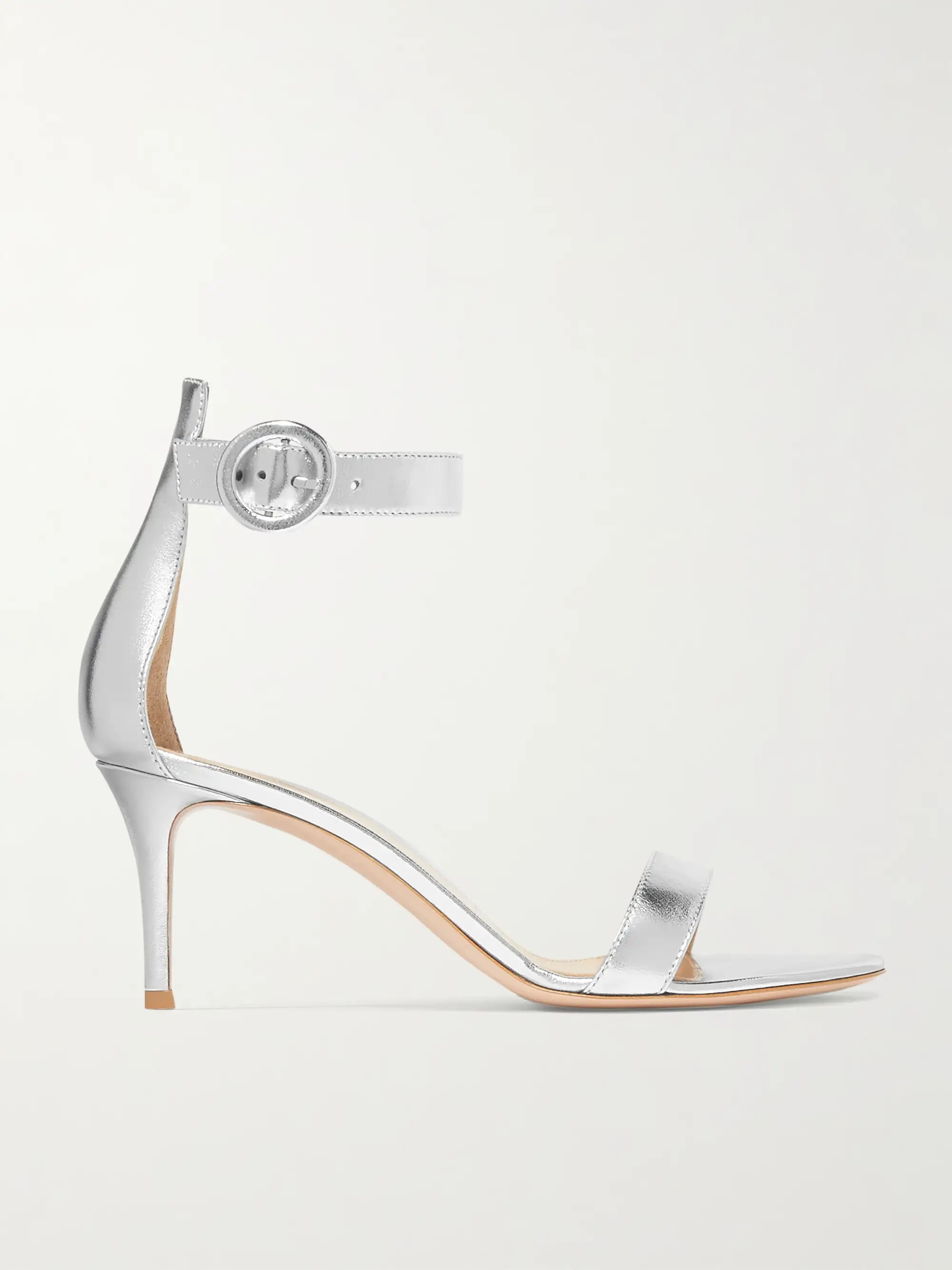Portofino 70 metallic leather sandals | NET-A-PORTER (UK & EU)