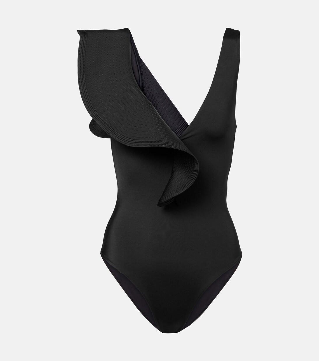 Asymmetric ruffled swimsuit | Mytheresa (US/CA)