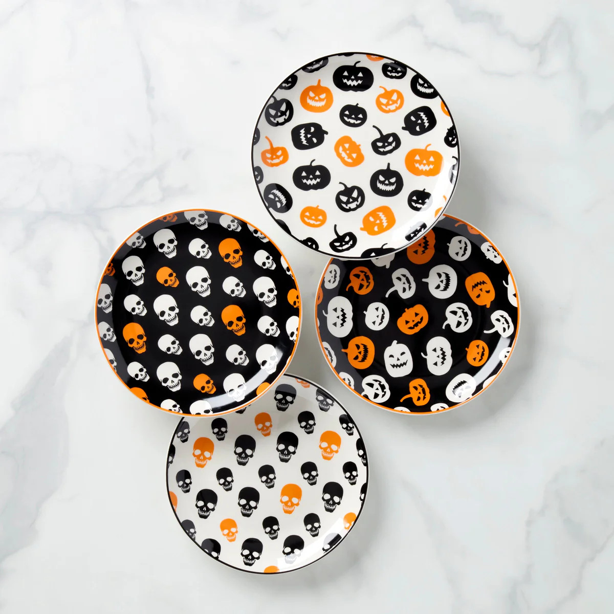 Vintro Halloween Accent Plates, Set of 4 | Lenox
