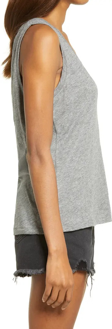 Madewell Whisper Shout Cotton V-Neck Tank | Nordstrom | Nordstrom