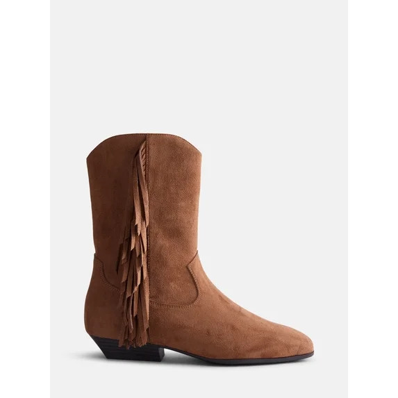 Scenario Women's Fringe Western Boots | Walmart (US)
