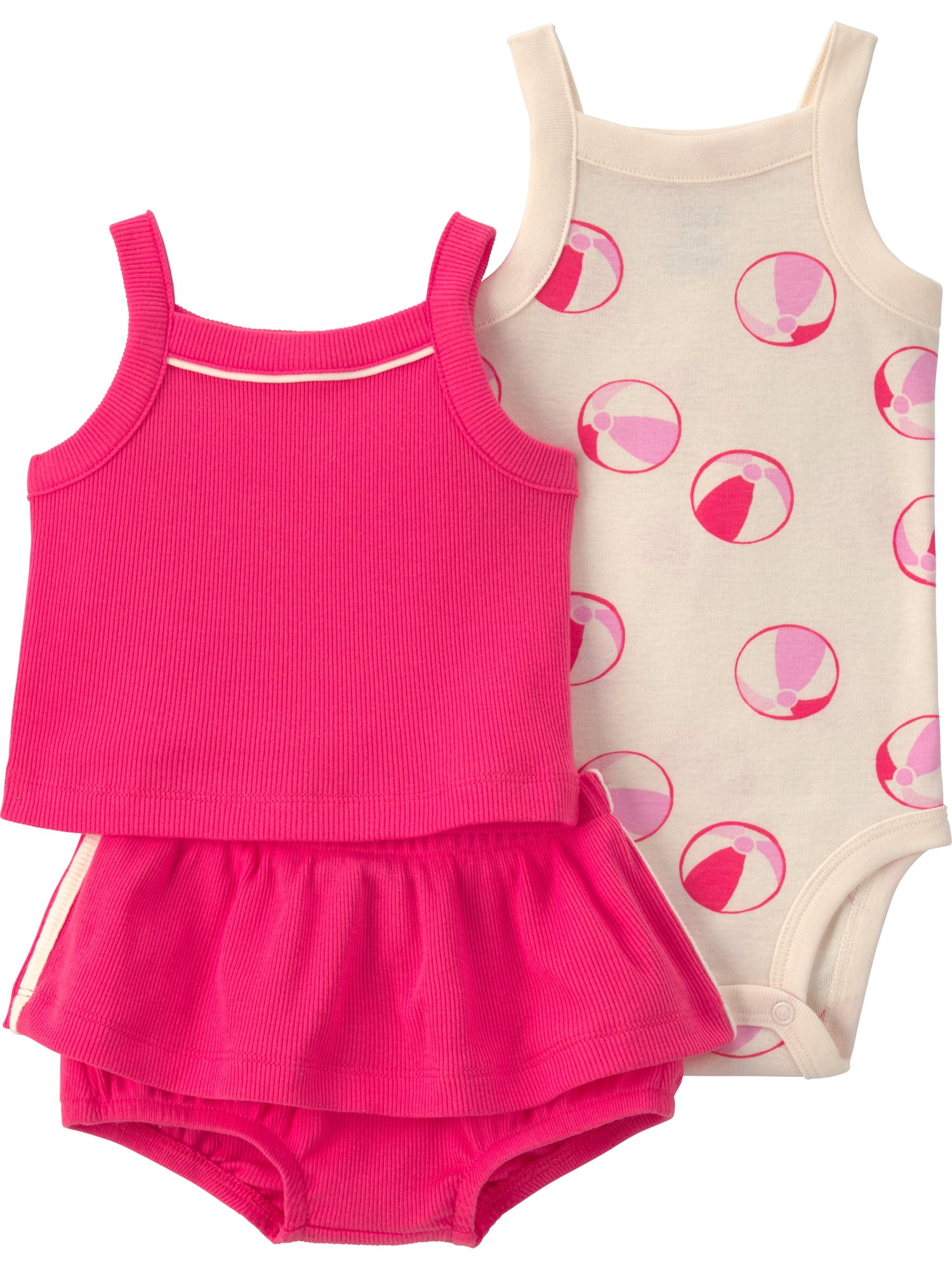 Carter's Child of Mine Baby Girl Outfit Set, 3-Piece, Sizes 0/3-24 Months | Walmart (US)