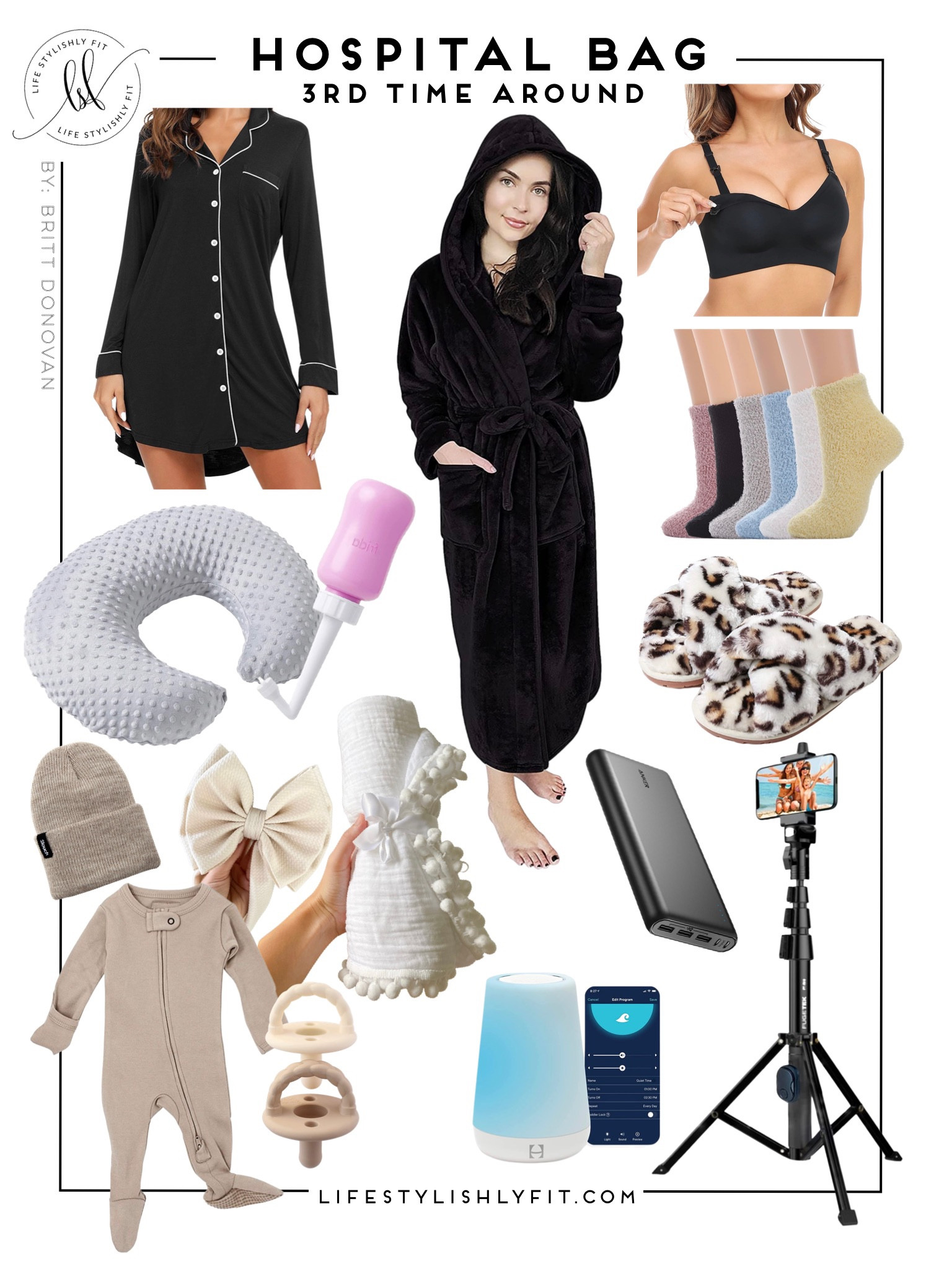 Hospital bag: round 3! I keep it simple and try to pack ONLY the necessities! I suggest bringing snacks and an extra blanket for you / your partner!

Hospital bag | new mom must haves | Amazon finds | Amazon must haves | newborn must haves 

#LTKbaby #LTKbump #LTKfit