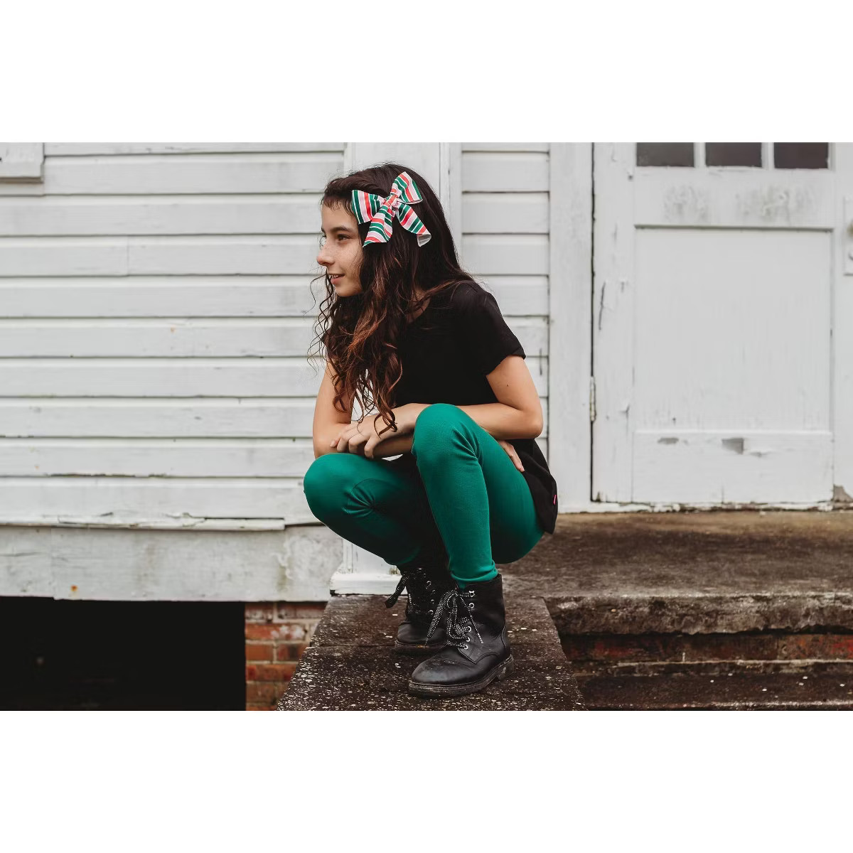 City Threads USA-Made Girls Soft Fleece Comfortable & Stylish Stretch Leggings for Toddlers/Kids | Target