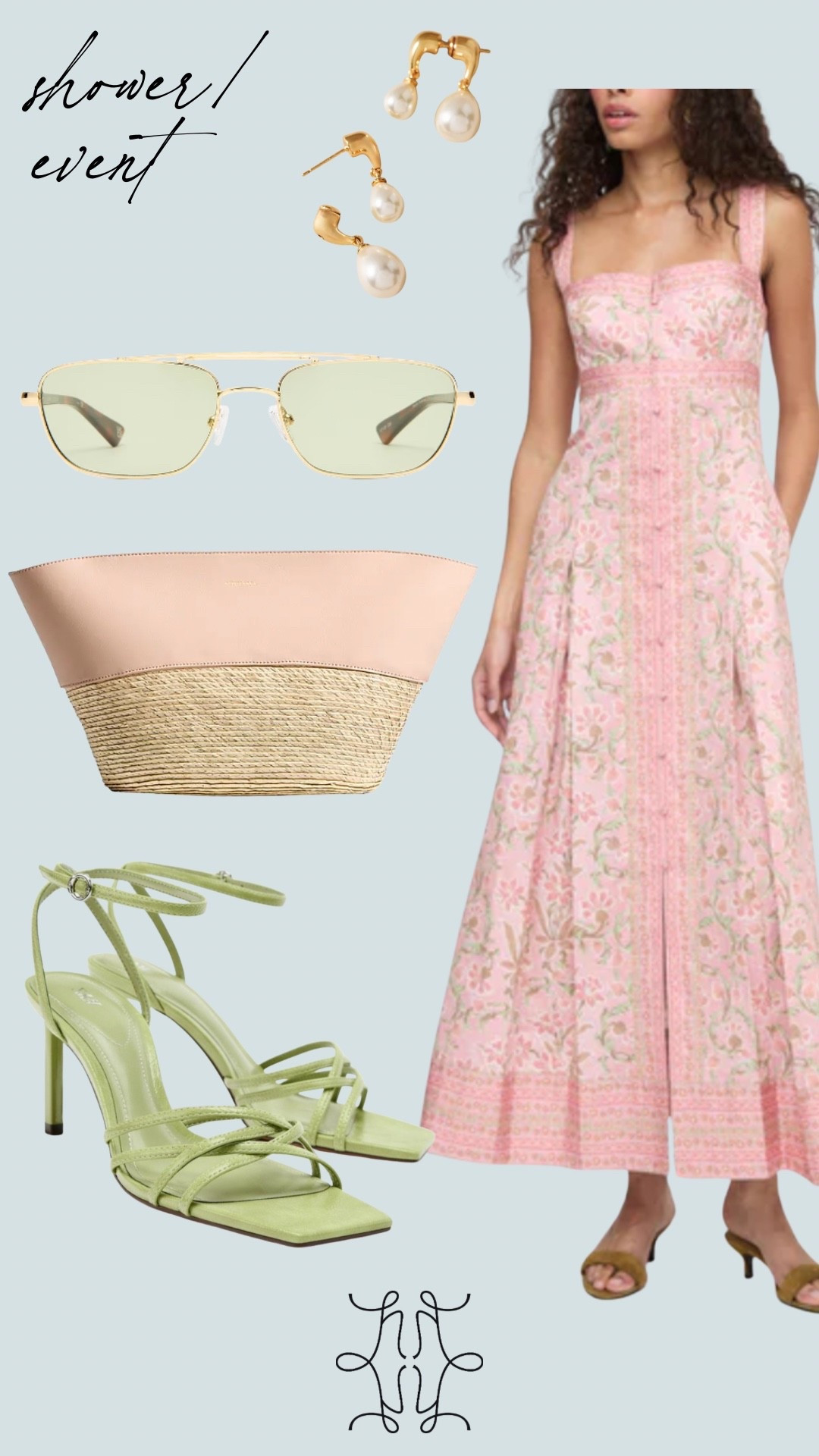 Summer event or summer baby shower outfit 🤍 This @hillhousehome dress is gorgeous! 

hill house dress, baby shower outfit, wedding shower outfit, baby girl shower dress, summer event outfit, pink dress, summer midi dress, summer event dress, floral dress

#LTKootd #LTKgrwm #LTKSeasonal