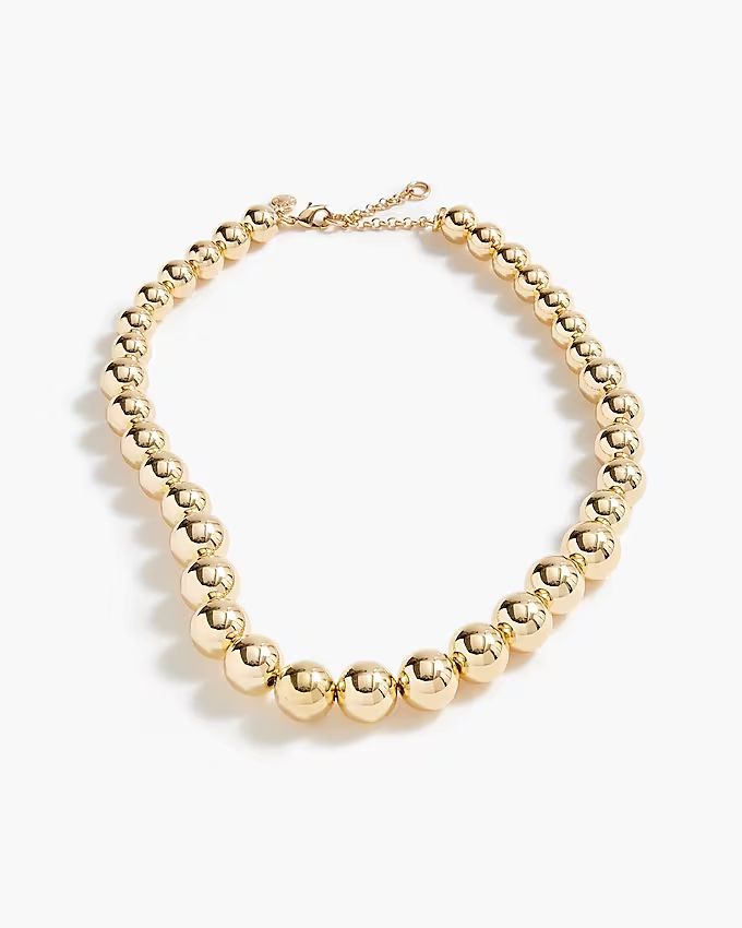 Gold bauble necklace | J.Crew Factory