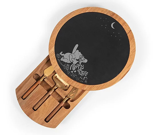 Toscana Winnie the Pooh Charcuterie Board & Cheese Tools - QVC.com | QVC