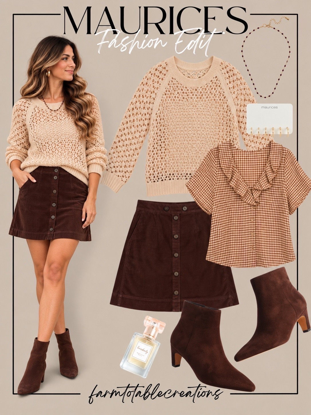 Maurices Fall Fashion Edit 🍂🤎

Fall outfits just got a little sweeter! Loving these rich chocolate brown tones, cozy open-knit sweaters, flattering skirts, and ankle boots from Maurices. So many pretty pieces to mix and match for an effortlessly pulled-together fall look!

#LTKStyle #LTKFallFashion #MauricesStyle #FallOutfitIdeas #FallFashionFinds #SweaterWeather #ChocolateBrownOutfit #FallBoots #AffordableFallFashion #OOTD #OOTN