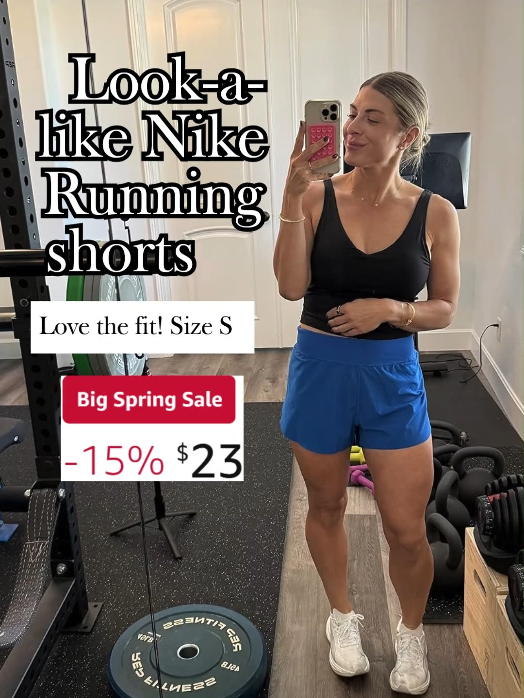 These look alike Nike running shorts give comfy fit, easy movement, and cute spring workout vibes on a budget. Ready to run, lounge, and repeat 🌸🏃‍♀️💙
#AmazonBigSpringSale #RunningShorts #NikeDupe #Activewear #AmazonFinds #WorkoutOutfit #Athleisure #FitnessFashion #RunningGear #SpringStyle 

 #LTKootd #LTKActive #LTKSaleAlert