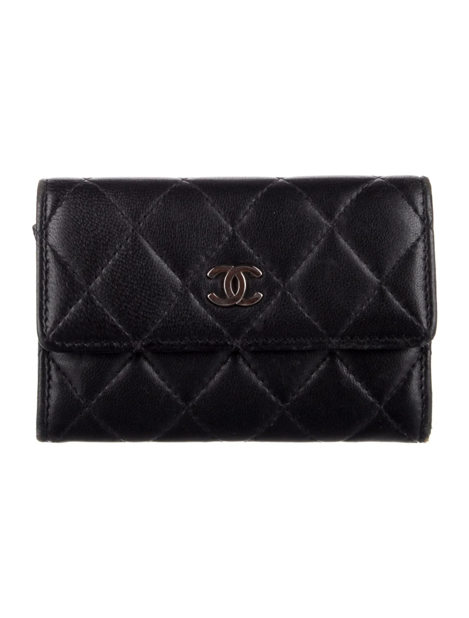 2011-2012 Interlocking CC Logo Trifold Wallet | The RealReal