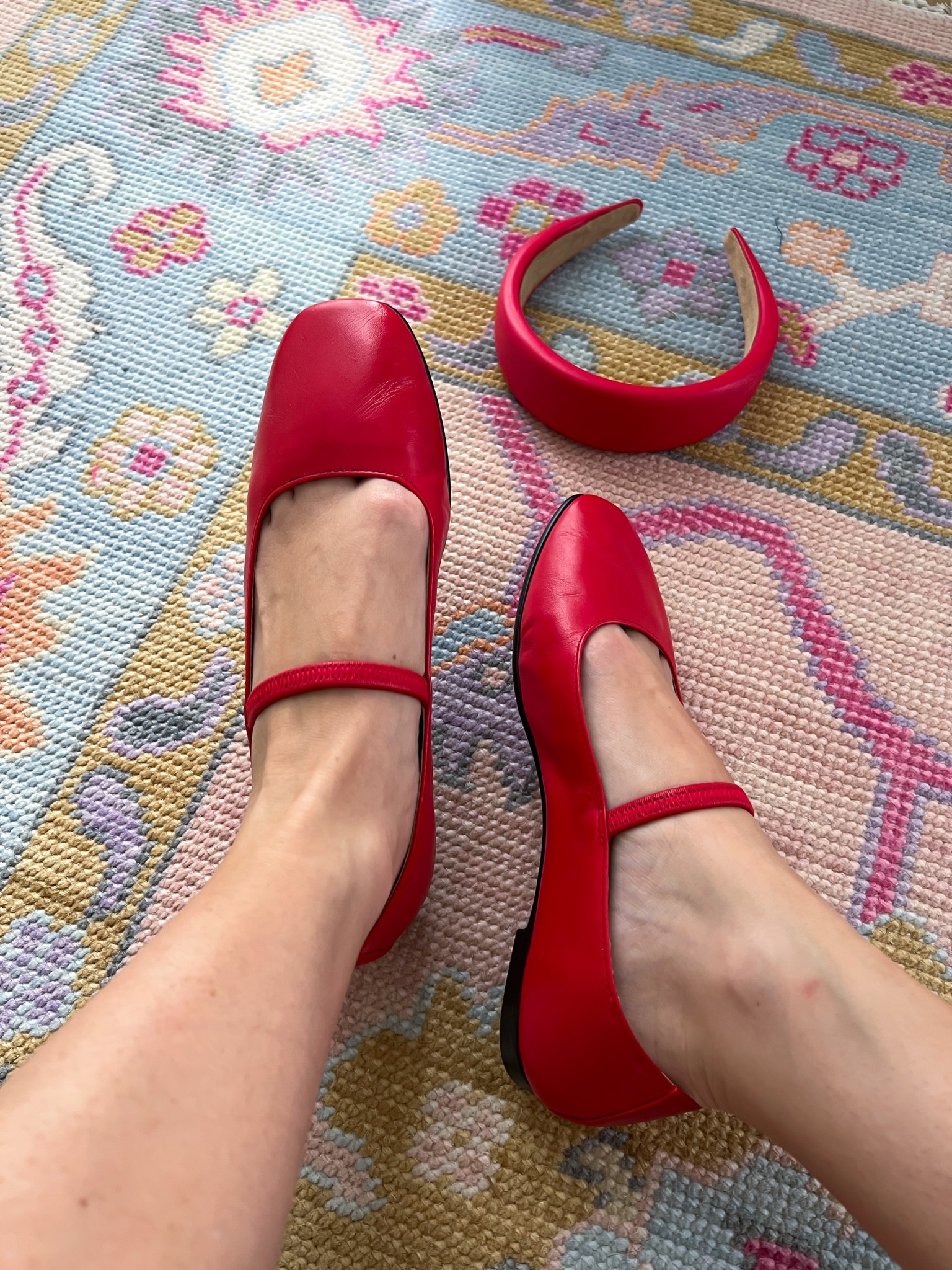 Greta ballet flat / red ballet flats
Size: 6.5 (size down half, normally a 7) 

#LTKShoeCrush #LTKSeasonal #LTKBacktoSchool