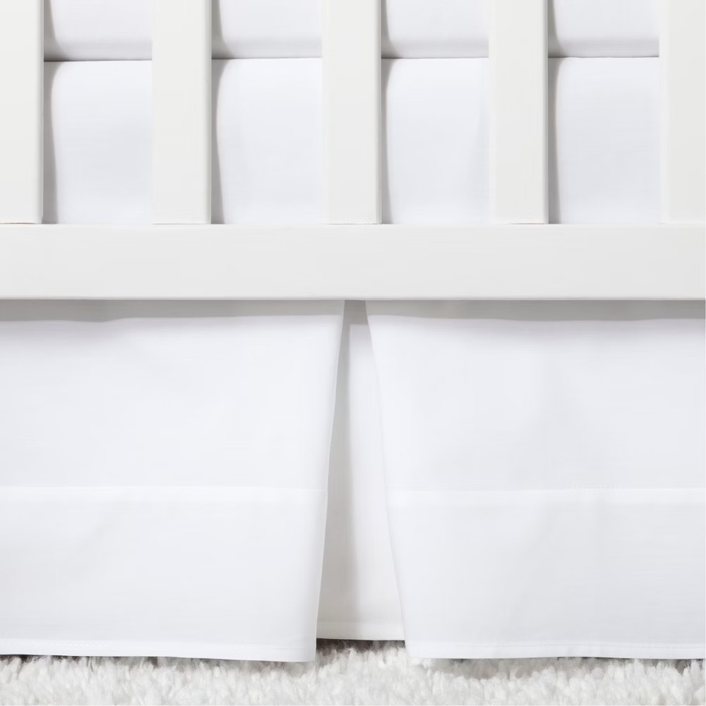 Crib Skirt Pleated - Cloud Island™ White | Target