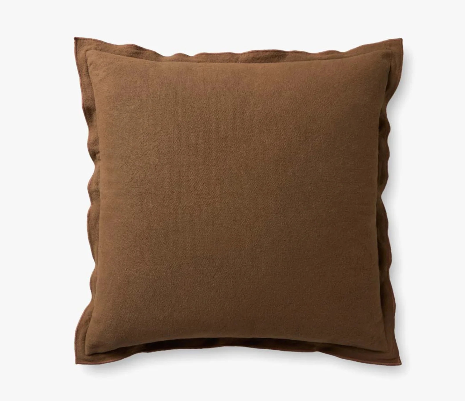 18" Down Pillow Brown | Eco Chic Home