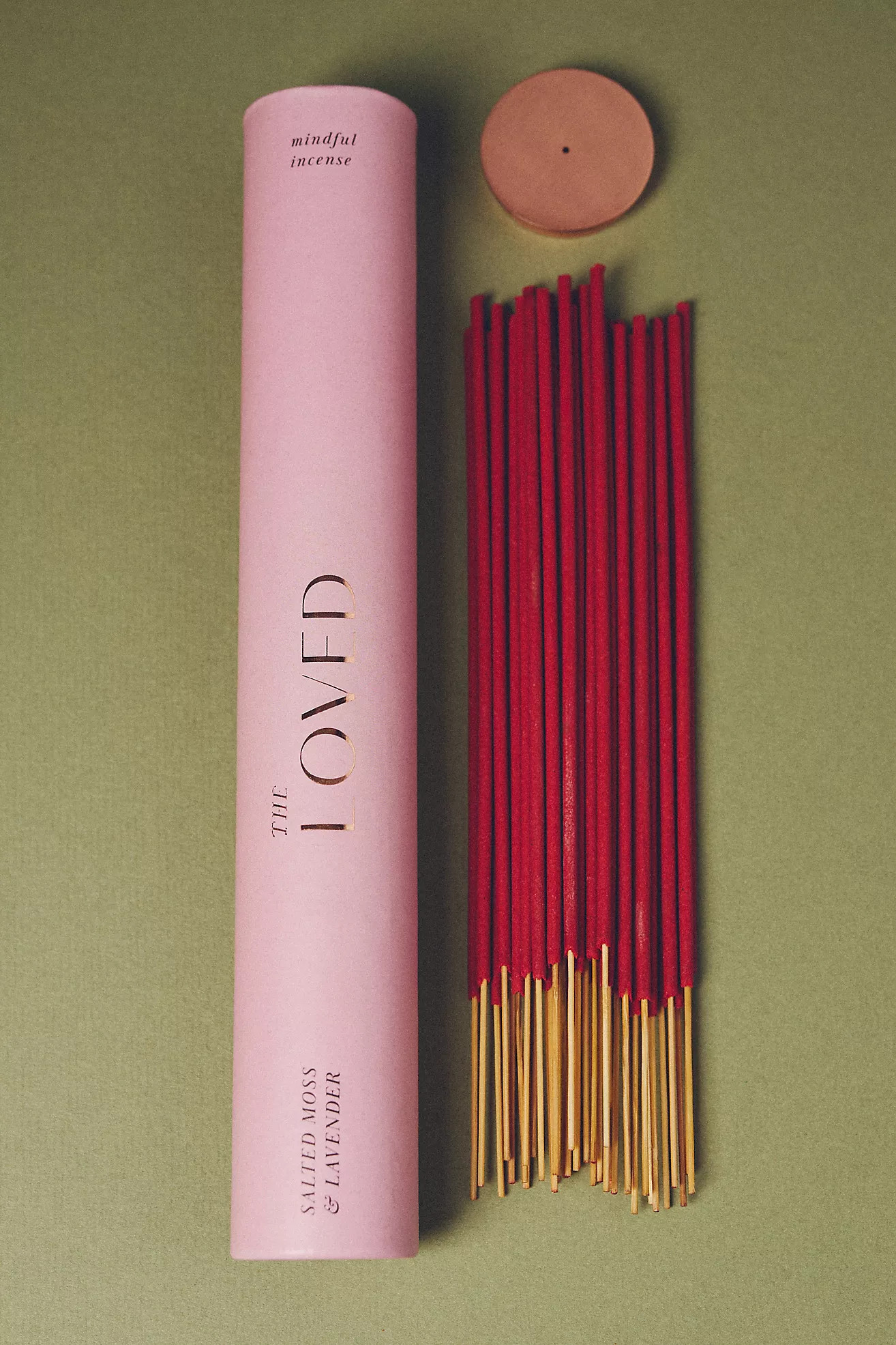 The Loved Woody Salted Moss & Lavender Incense Sticks | Anthropologie (US)
